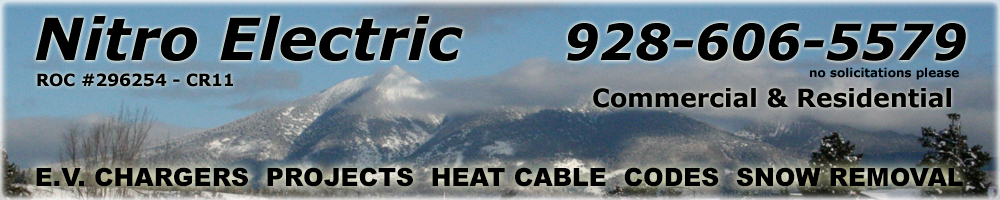 Nitro Electric - Electrician serving Flagstaff, Grand Canyon and Sedona