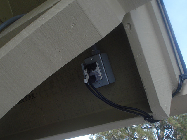Dedicated outlet installation